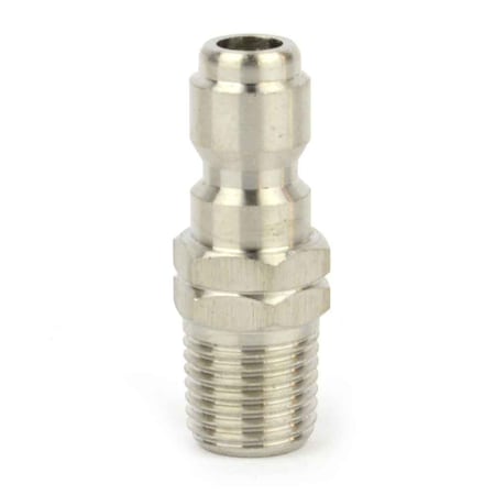 Interstate Pneumatics Pressure Washer 1/4 Inch MNPT Stainless Steel Plug 5200 PSI PW7137